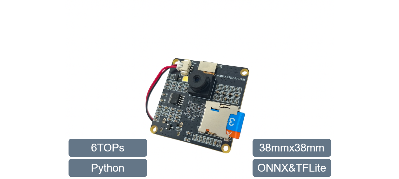 6TOPs Compact Sze AI Camera Module for edge AI