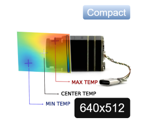 Thermal Measurement Compact USB Camera Module – TCM300K25UR2