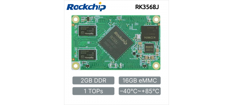 Rockchip RK3568J Board-to-Board SOM