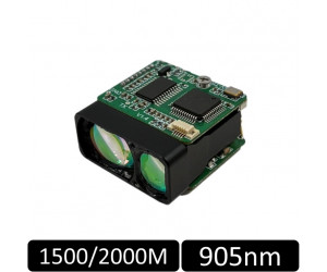 1500m / 2000m Compact Long-Range Laser RangeFinder Module - LRFX00M3LSQ 1500m / 2000m Compact Long-Range Laser RangeFinder Module - LRFX00M3LSQ