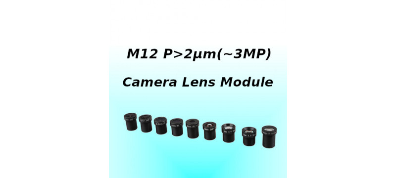 M12 Camera Lens Module for Ø7mm(≤1/2.3"), 2µm(~2MP,3MP) Sensor