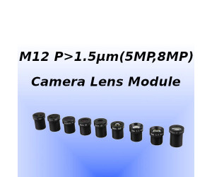 M12 Board Camera Lens for Ø6.7mm(≤1/2.7"), 1.5µm(~5MP,8MP)Sensor M12 Board Camera Lens for Ø6.7mm(≤1/2.7"), 1.5µm(~5MP,8MP)Sensor