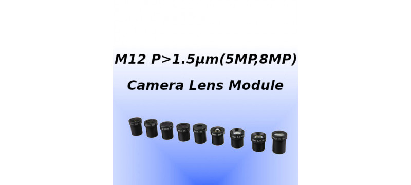 M12 Board Camera Lens for Ø6.7mm(≤1/2.7"), 1.5µm(~5MP,8MP)Sensor