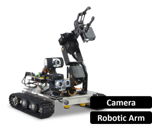 Intrepid Project - Smart Video RC Robotic Arm Tank